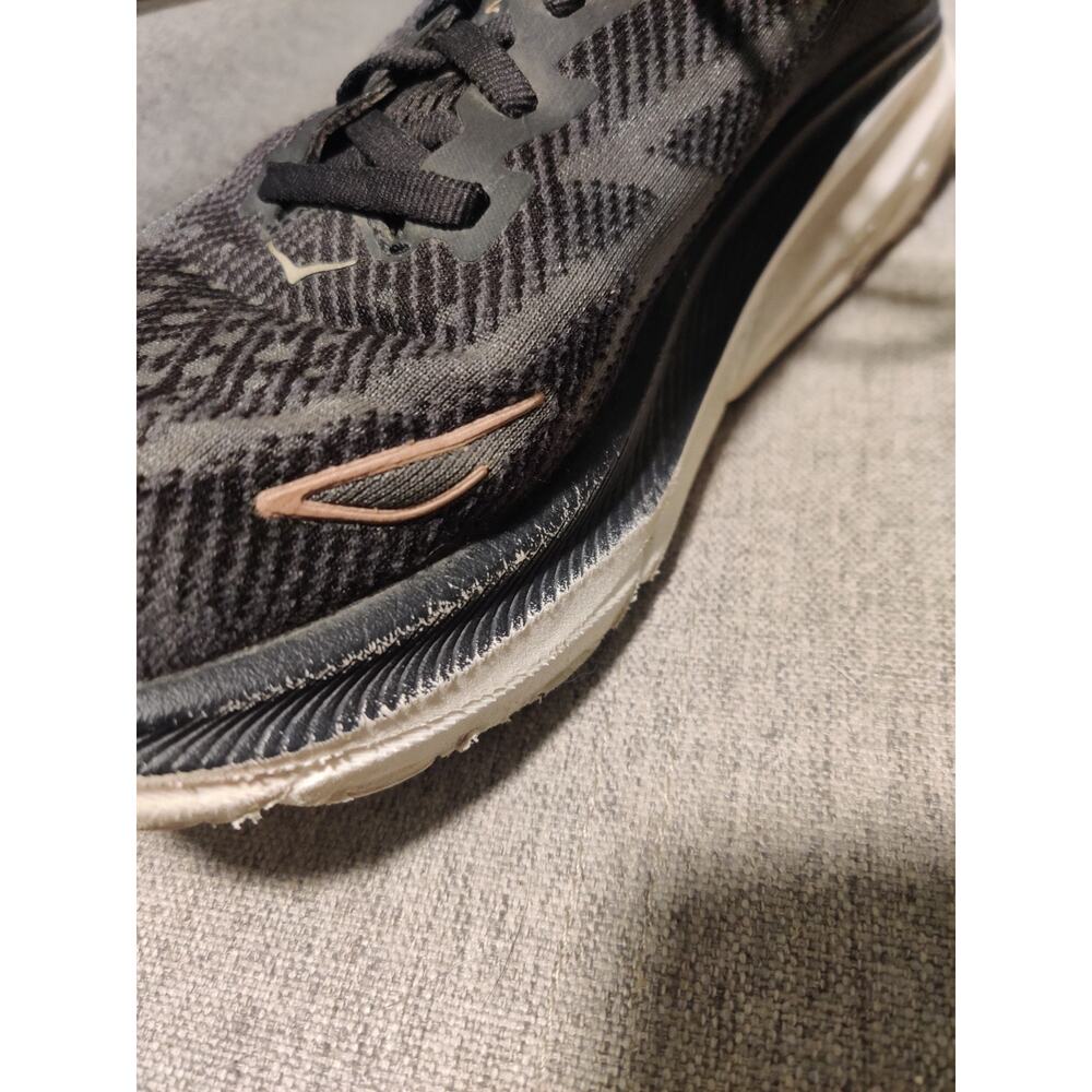 Size 7.5B - Hoka One One HOKA Clifton 9 Black Rose Gold W - Picture 3 of 7